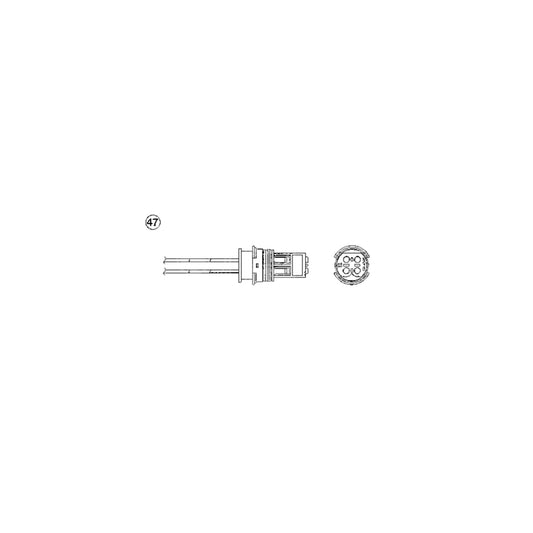 NTK Lambda Sensor / O2 Sensor (NGK 90880) - OZA457-EE23