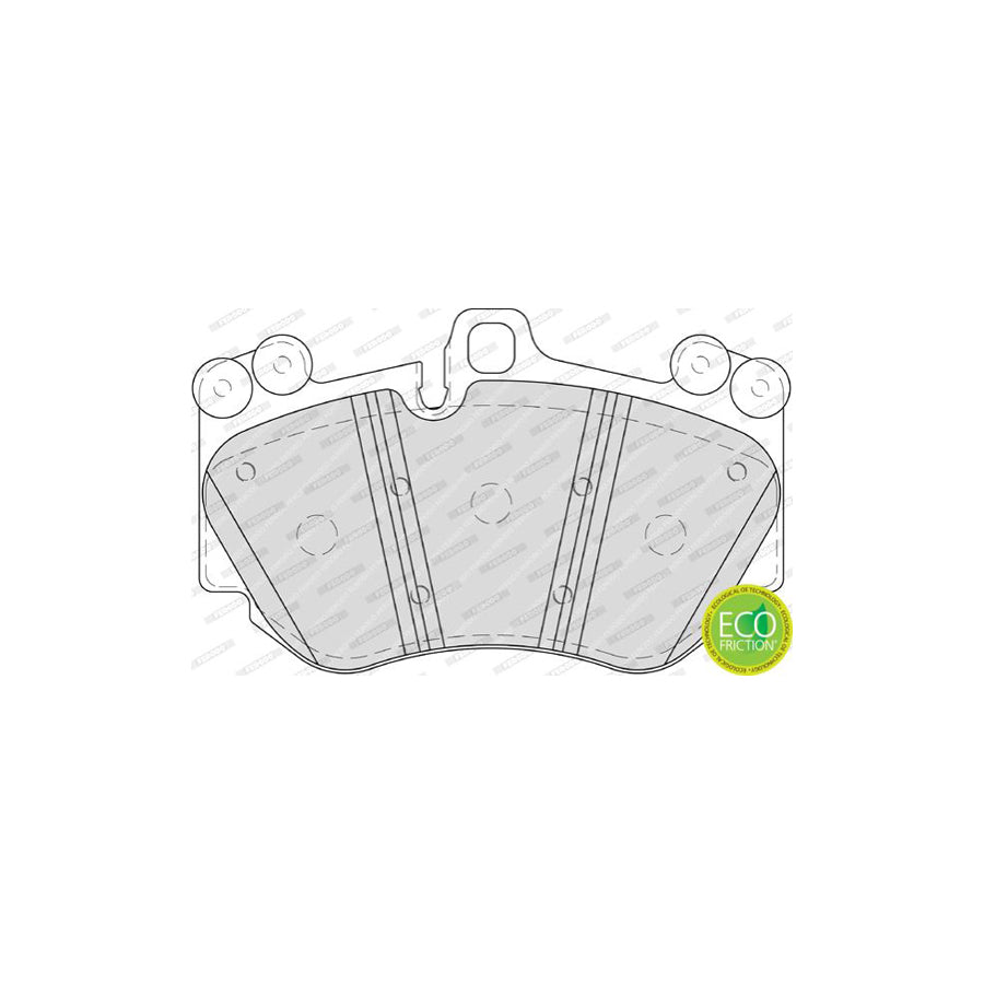 Ferodo Premier Eco Friction Fdb4056 Brake Pad Set Prepared For Wear Indicator Without Accessories