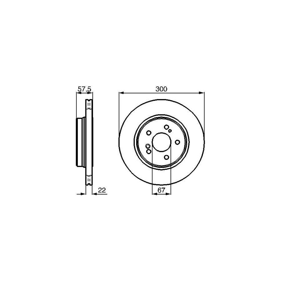 BOSCH 0 986 478 793 Brake Disc Internally Vented Vented Oiled High carbon