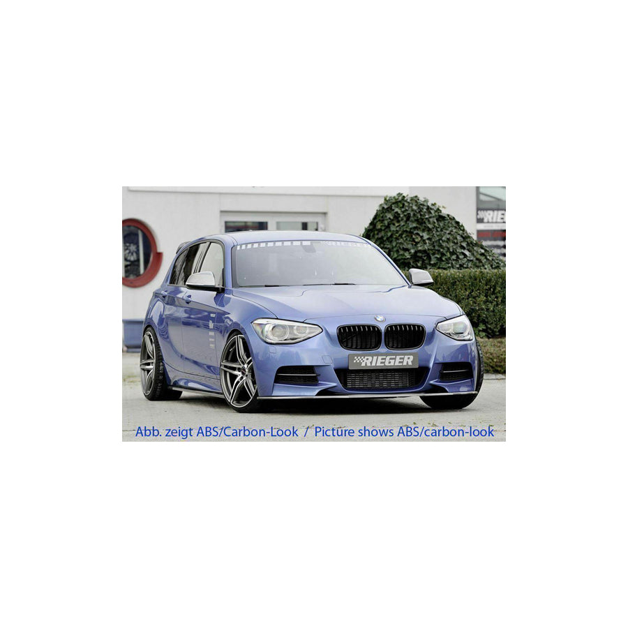 Rieger BMW 1 Series F20 Gloss Black Sideskirts (inc. M135i & M140i)