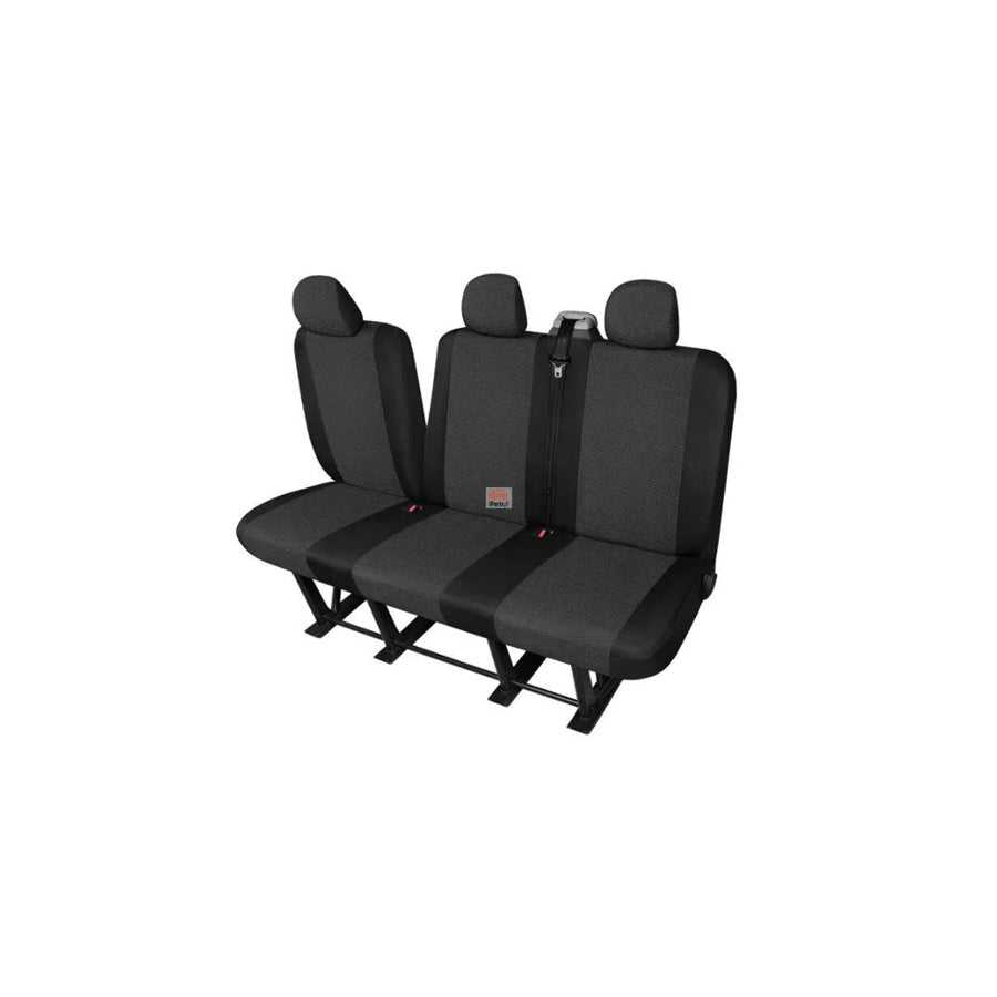 KEGEL Van Delivery 5-1433-217-4015 Car seat cover Black, Polyester, PU (Polyurethane), Rear