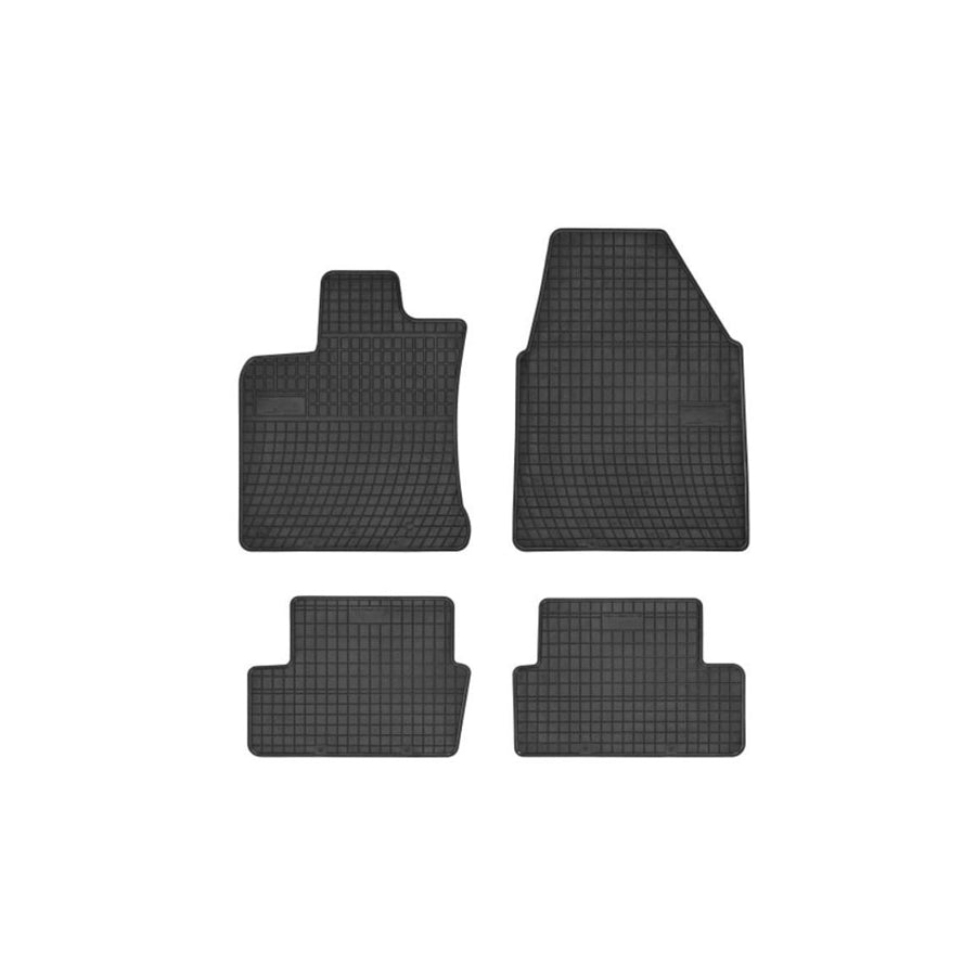FROGUM Tailored 0450 Floor mat set for NISSAN Qashqai / Qashqai+2 I (J10, NJ10) Elastomer, Front and Rear, Quantity: 4, Black, (LHD)