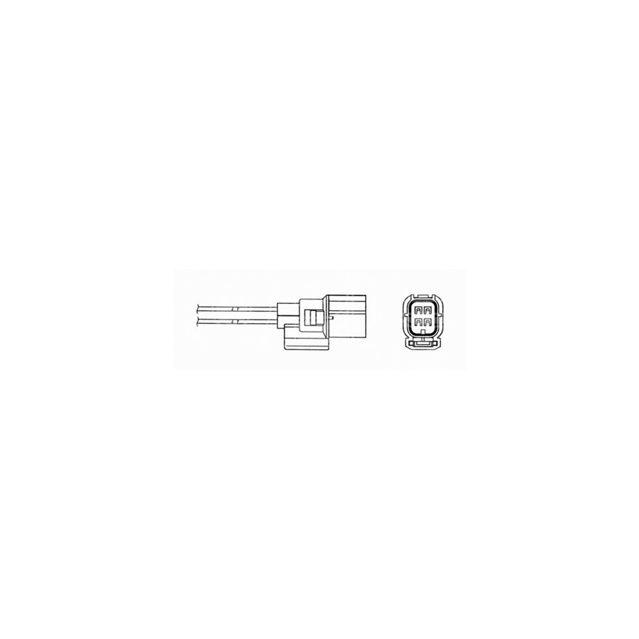 NTK Lambda Sensor / O2 Sensor (NGK 0076) - OZA635-H4