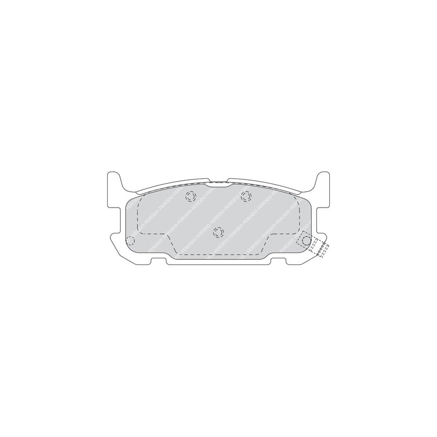 Ferodo Premier Fdb1755 Brake Pad Set For Mazda Mx 5 Ii Nb With Acoustic Wear Warning Without Accessories