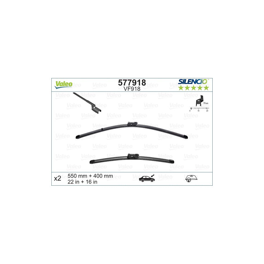 Valeo Silencio X.Trm 577918 Wiper Blade | Duco Car Parts UK Car Parts