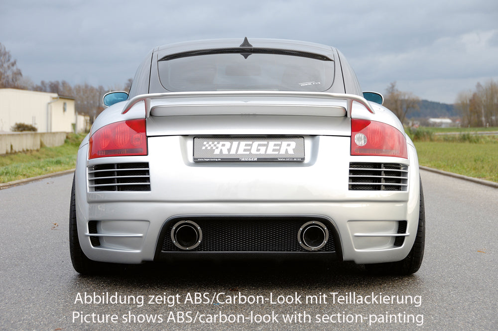 Rieger 00099057 Audi 8N TT Rear Bumper - Carbon-Look