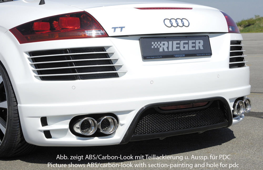 Rieger 00099051 Audi 8J TT Rear Bumper