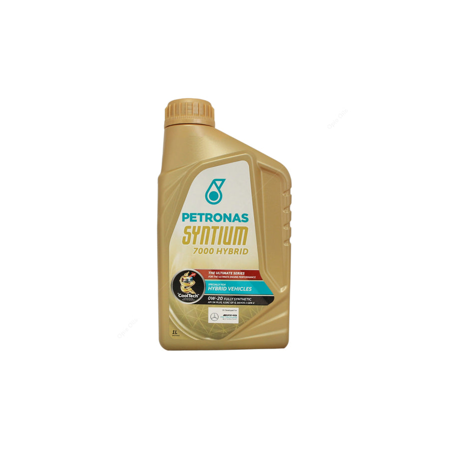 PETRONAS Syntium 7000 Hybrid 0W-20 Fully Synthetic Car Engine Oil 1l