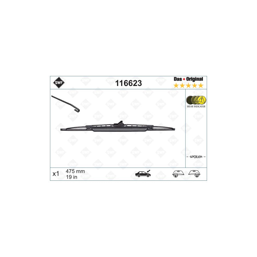 Swf Original Spoiler 116623 Wiper Blade | Duco Car Parts UK Car Parts