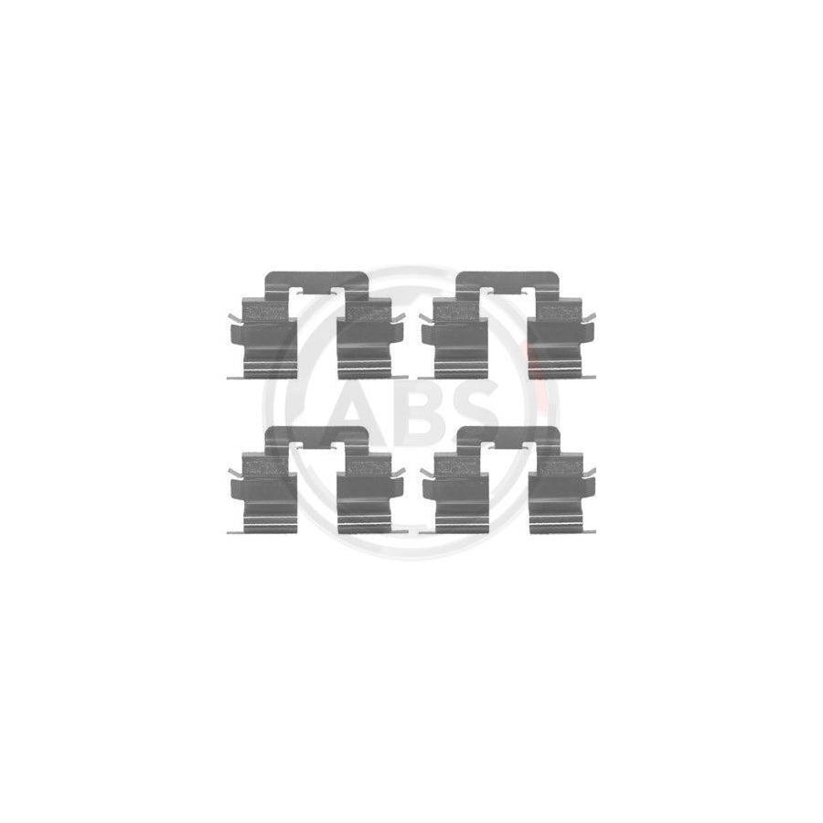 A.B.S. 1215Q Accessory Kit, Disc Brake Pads Suitable For Mercedes-Benz A-Class (W168)