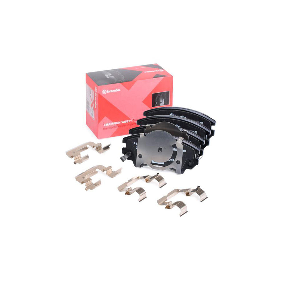 Brembo P 59 055X Brake Pad Set With Acoustic Wear Warning