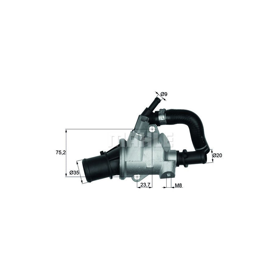 MAHLE ORIGINAL TI 146 88 Engine thermostat Opening Temperature: 88°C