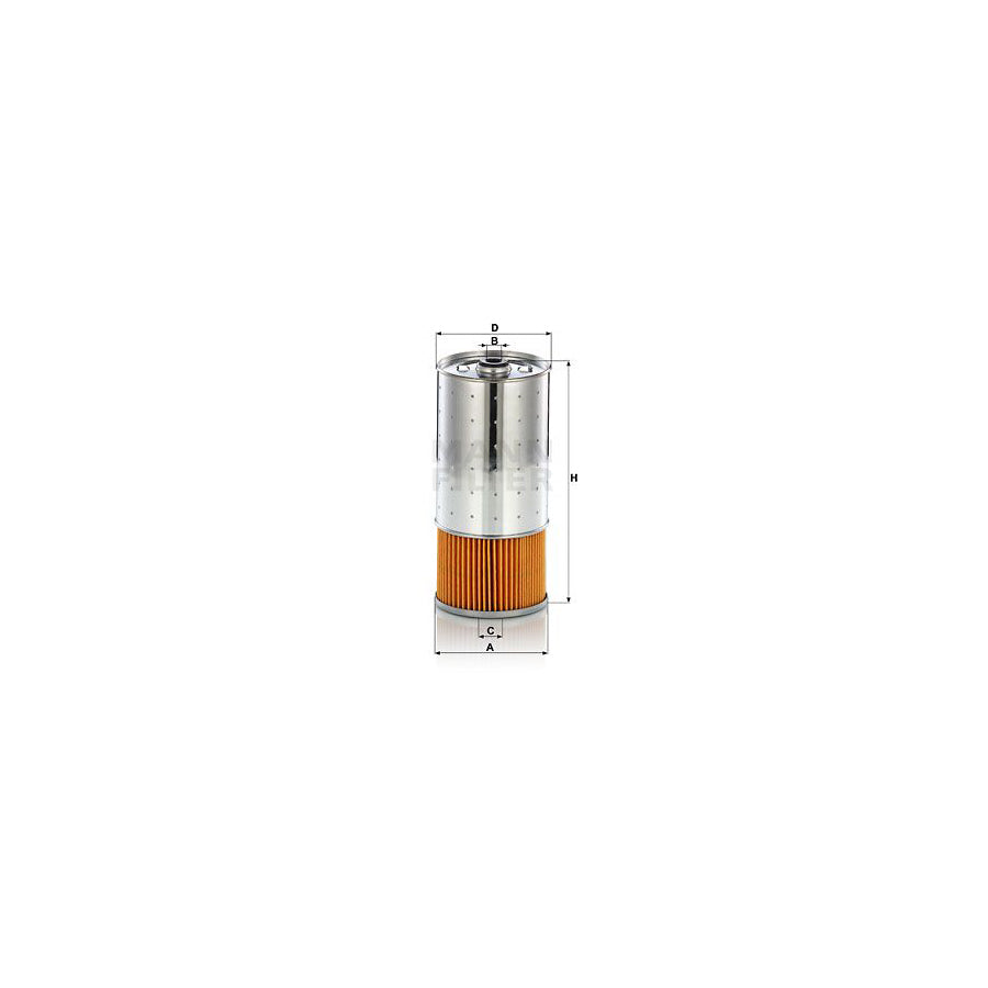 MANN-FILTER PF 1055/1 n Oil Filter suitable for MERCEDES-BENZ 100 with seal, Filter Insert
