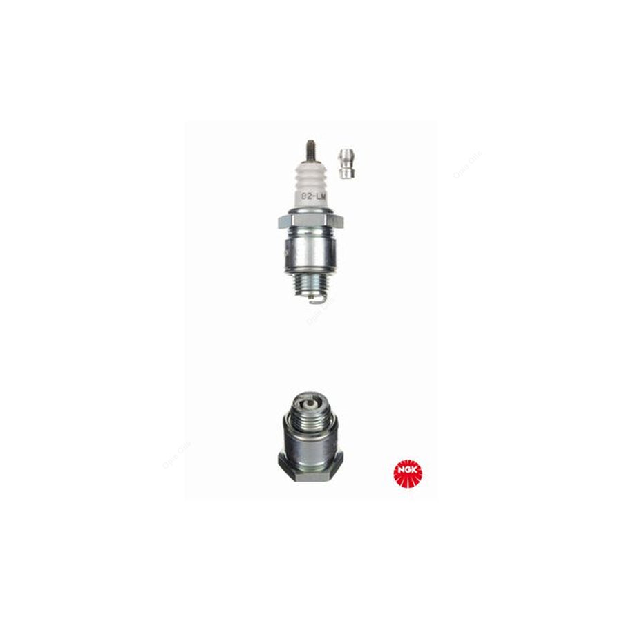 NGK B2-LM (1147) - Standard Spark Plug / Sparkplug - Projected Centre Electrode