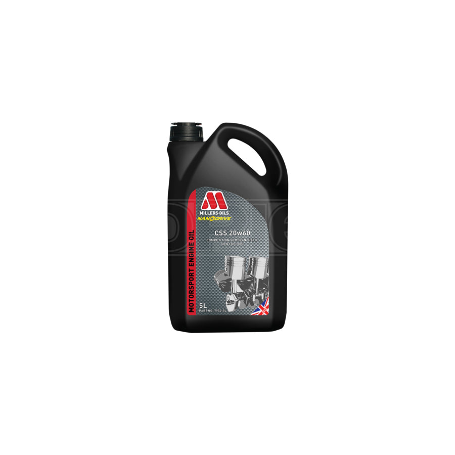 Millers Oils Motorsport CSS 20w-60 Semi Synthetic Engine Oil 5l