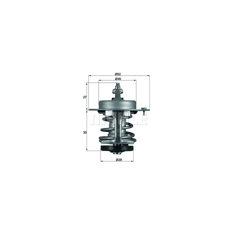 MAHLE ORIGINAL TX 69 79 Engine thermostat Opening Temperature: 79°C, without gasket / seal