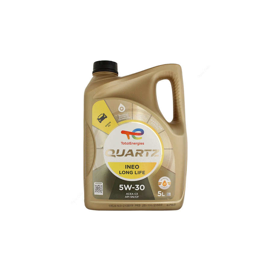 Total Quartz Ineo Long Life 5w-30 Low Saps Engine Oil 5l