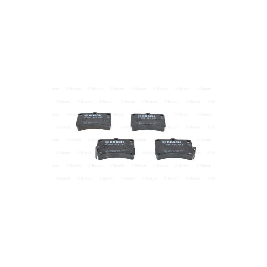 Bosch 0986424643 Brake Pad Set For Daihatsu Cuore Mira V L7 With Acoustic Wear Warning With Mounting Manual BP360