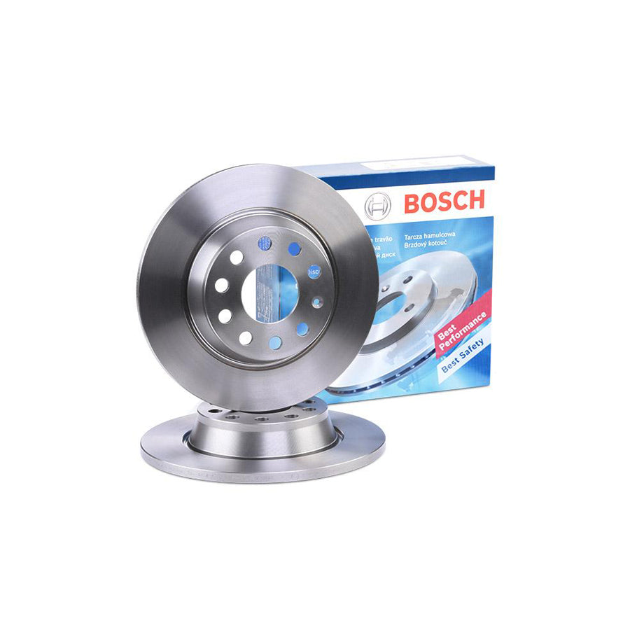 BOSCH 0 986 479 247 Brake Disc Solid Oiled with bolts screws