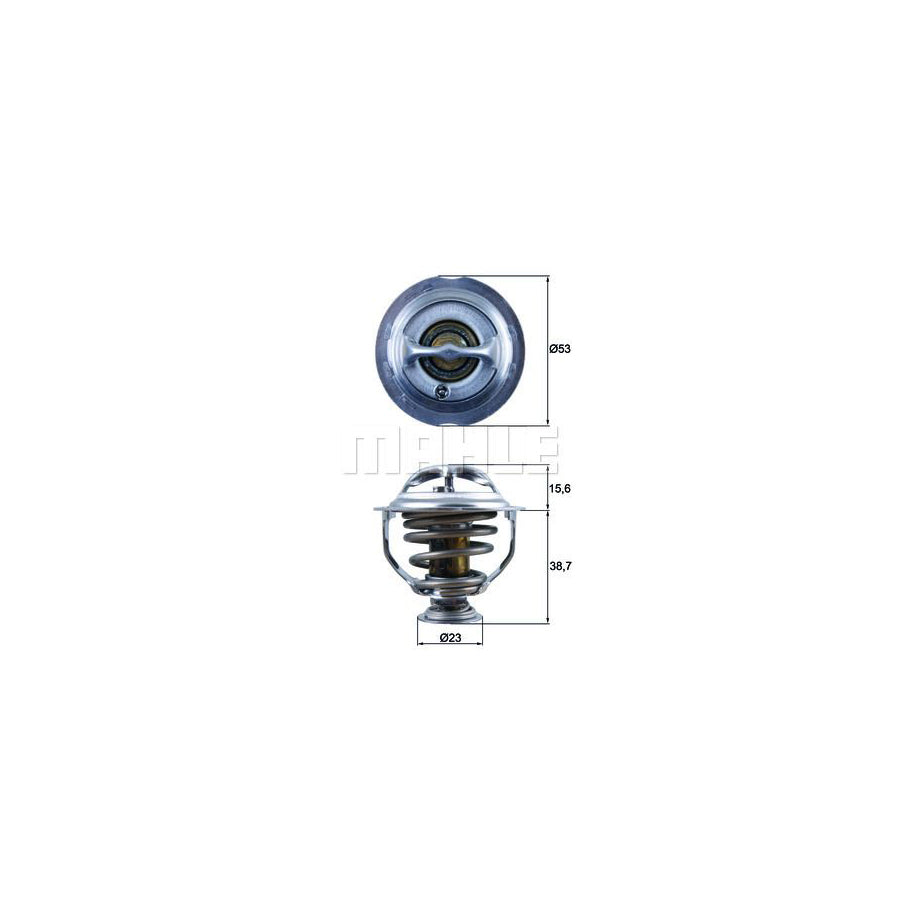 MAHLE ORIGINAL TX 123 95D Engine thermostat Opening Temperature: 95°C, with seal