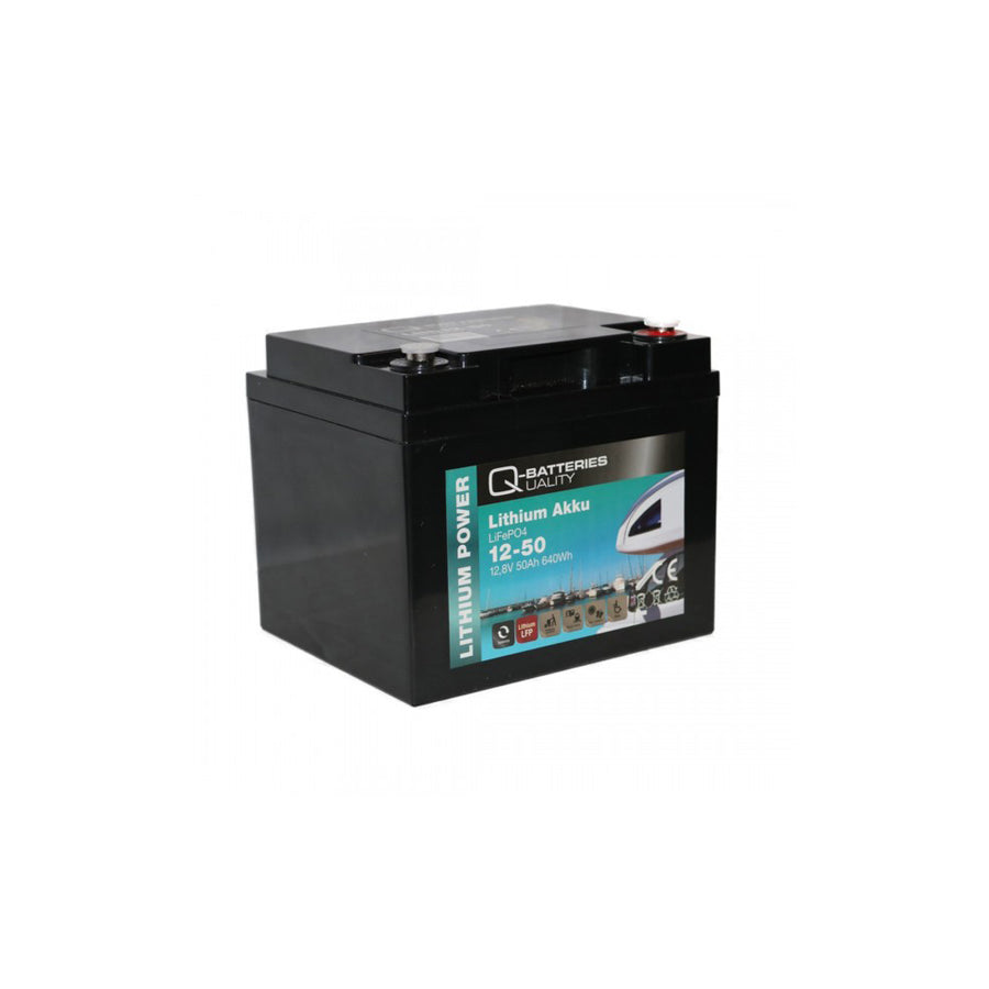 Q-Batteries Lithium Akku 1250 12.8V 50Ah 640Wh LiFePO4