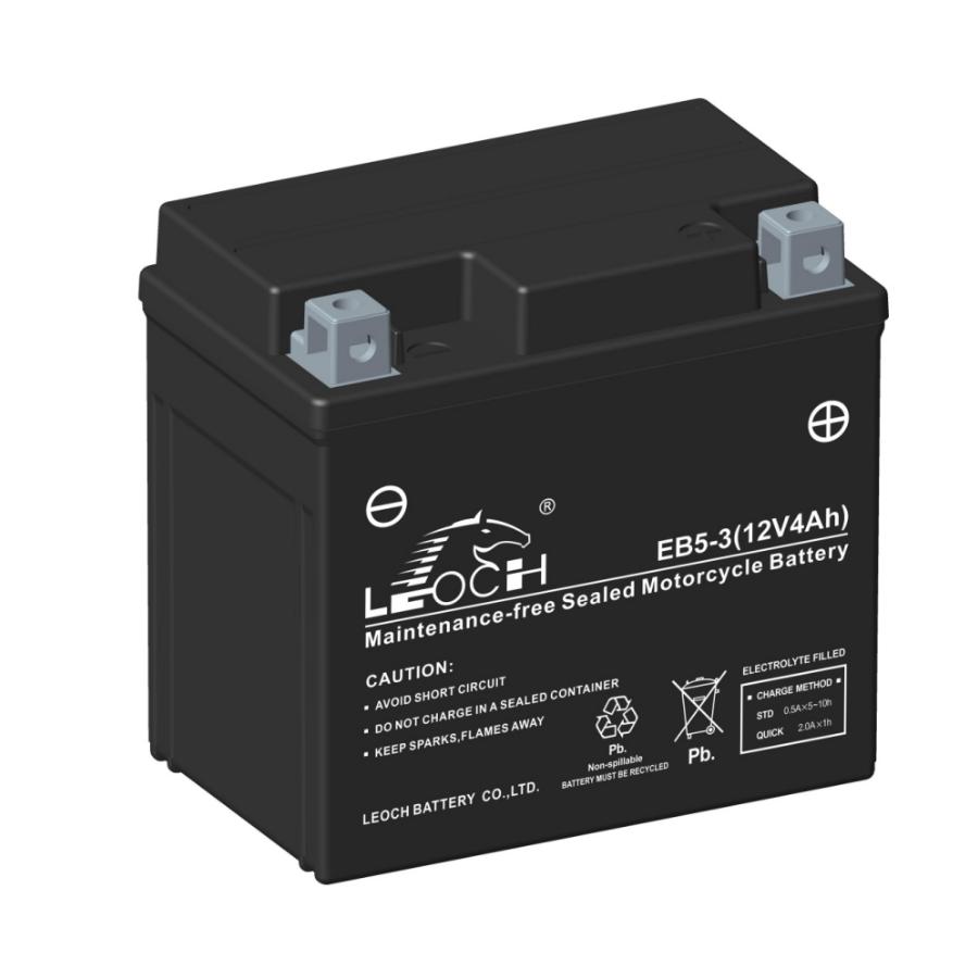Leoch LT5-3 Powerstart AGM Motorcycle Battery