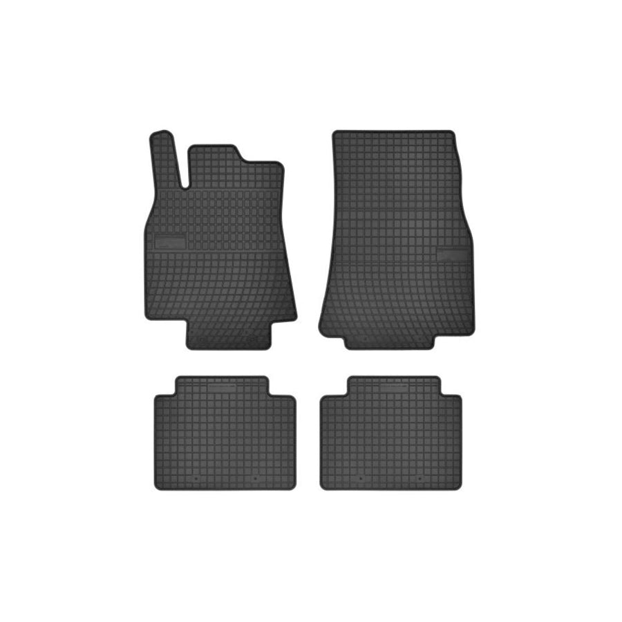 FROGUM Tailored 546399 Floor mat set suitable for MERCEDES-BENZ B-Class (W245) Elastomer, Front and Rear, Quantity: 4, Black, (LHD)