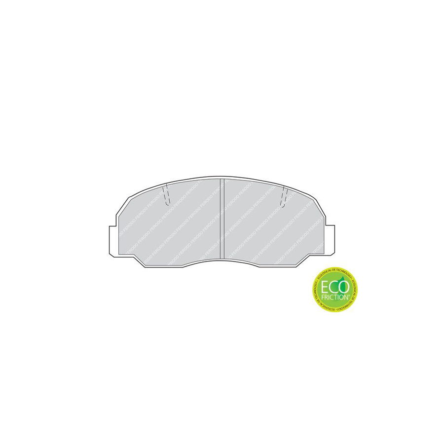 Ferodo Premier Eco Friction Fdb532 Brake Pad Set Not Prepared For Wear Indicator Without Accessories