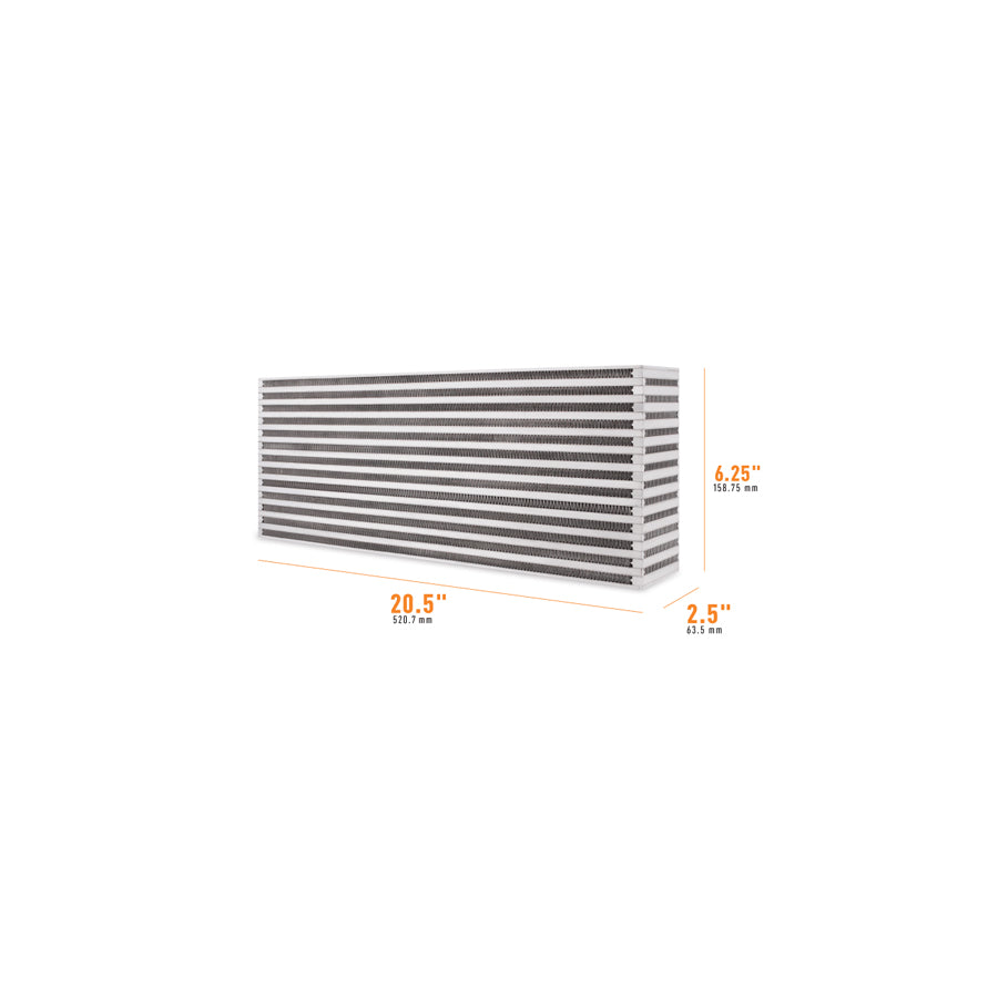 Mishimoto MMUIC-15 Universal Air-to-Air Intercooler Core - 20.5in / 6.25in / 2.5in
