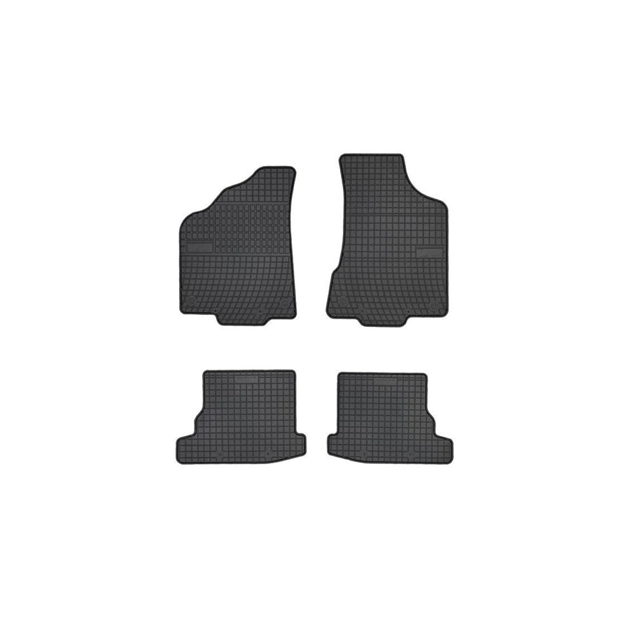FROGUM Tailored 0402 Floor mat set for VW Polo III Hatchback (6N2) Elastomer, Front and Rear, Quantity: 4, Black, (LHD)