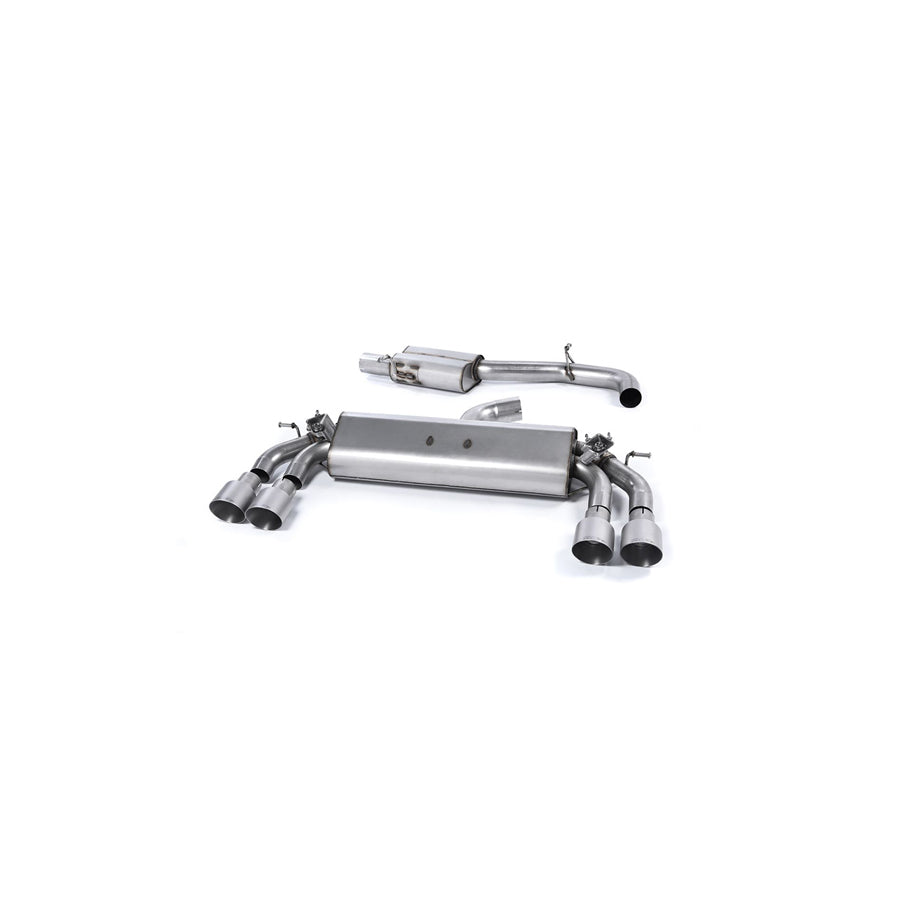 MillTek Audi 8V S3 Resonated Cat-Back Exhaust (Quattro)