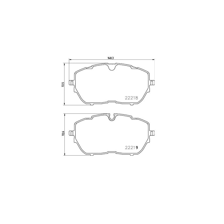 Brembo P 61 128 Brake Pad Set Excl Wear Warning Contact With Brake Caliper Screws