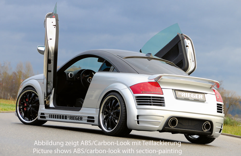 Rieger 00099057 Audi 8N TT Rear Bumper - Carbon-Look