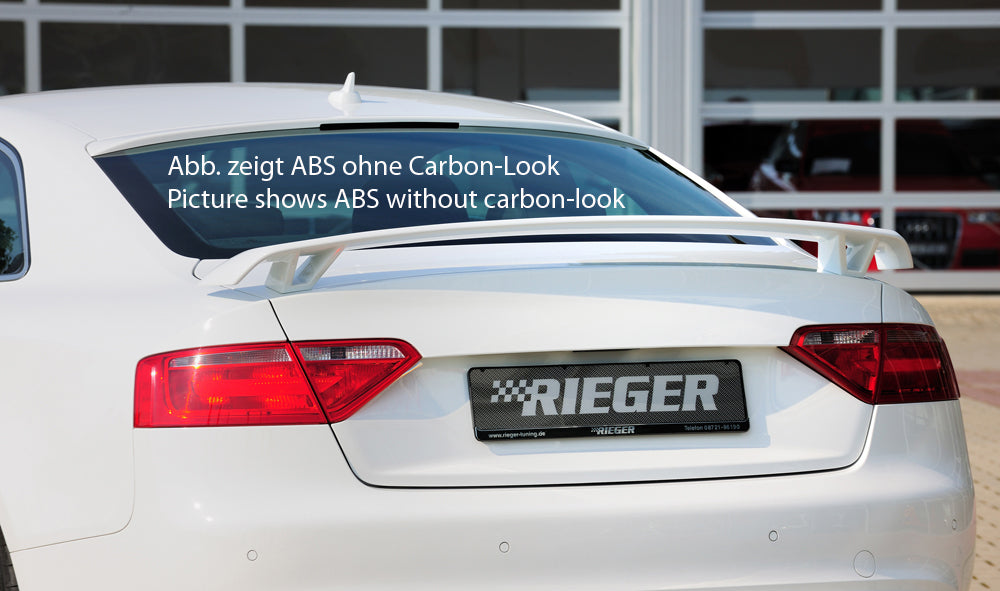 Rieger 00099062 Audi B8 B81 Rear Window Cover (A5, S5 & RS5) - Carbon-Look