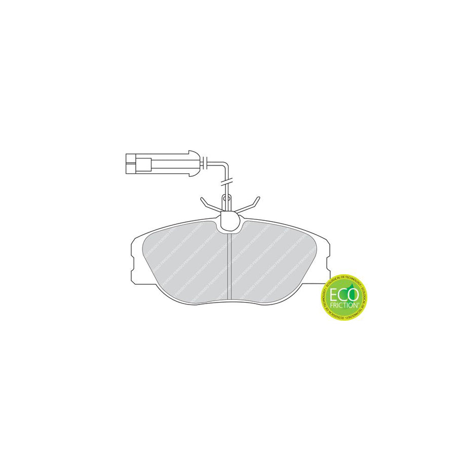 Ferodo Premier Eco Friction Fdb994 Brake Pad Set Incl Wear Warning Contact With Accessories