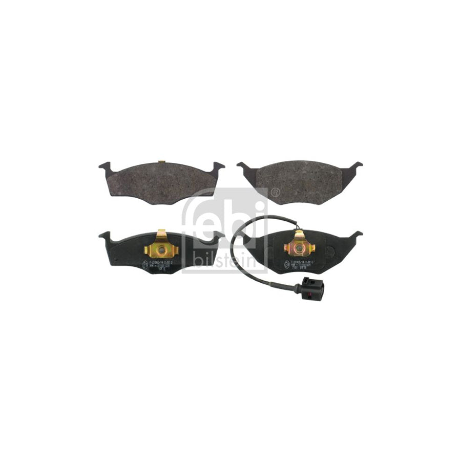 Febi Bilstein 16620 Brake Pad Set Front Axle Incl Wear Warning Contact