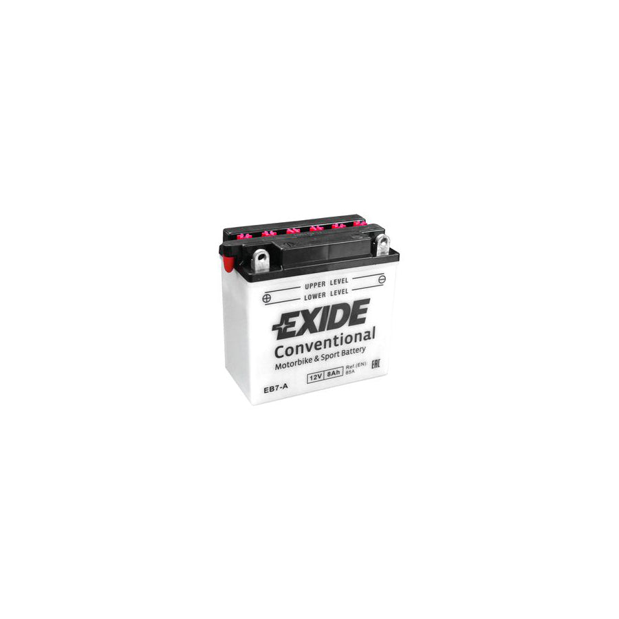 Exide EB7-A 12V Conventional Motorcycle Battery | Duco Car Parts UK Car Parts