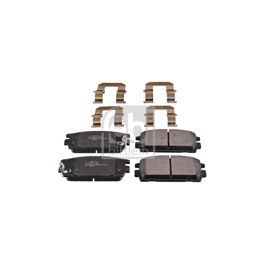 Febi Bilstein 170855 Brake Pad Set For Hyundai Terracan Rear Axle With Acoustic Wear Warning