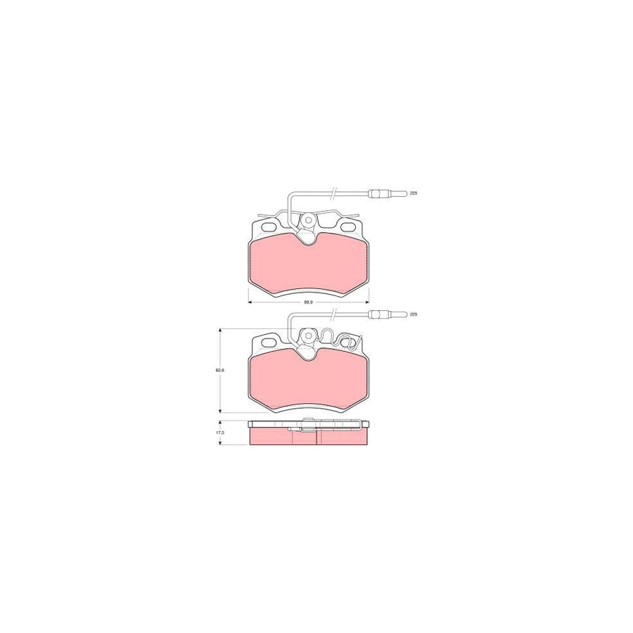 TRW Gdb788 Brake Pad Set
