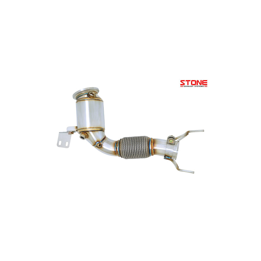 Stone Exhaust BMW MINI B48 B48E F39 F40 F44 F46 Eddy Catalytic Downpipe (Inc. X2 20i, 220i, M135ix & M235ix)