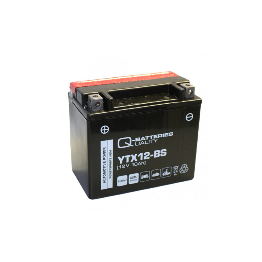 Q-Batteries Motorcycle battery YTX12BS AGM 51012 12V 10Ah 180A