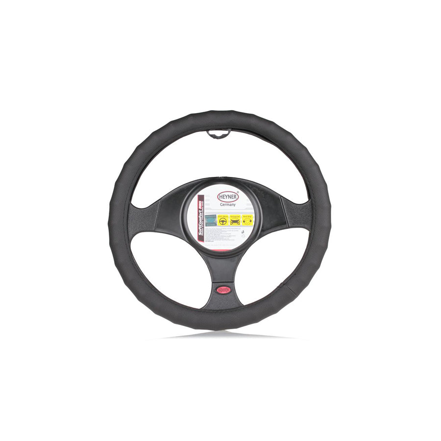 HEYNER SoftComfort Pro 600000 Steering wheel cover Black, ?: 37-39cm, PVC
