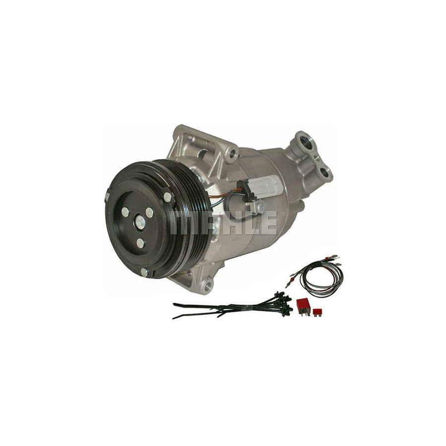 MAHLE ORIGINAL ACP 49 000S Compressor, air conditioning PAG 46, Refrigerant: R 134a, with seal ring, with cable set