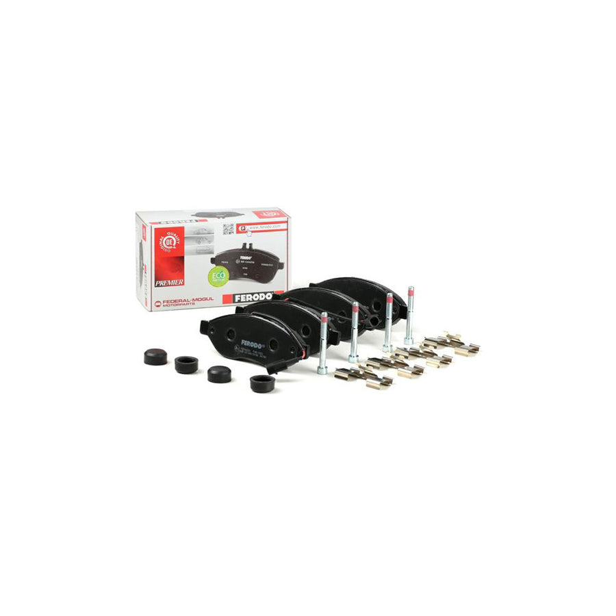 Ferodo Premier Eco Friction Fvr1923 Brake Pad Set Incl Wear Warning Contact With Brake Caliper Screws With Piston Clip With Accessories