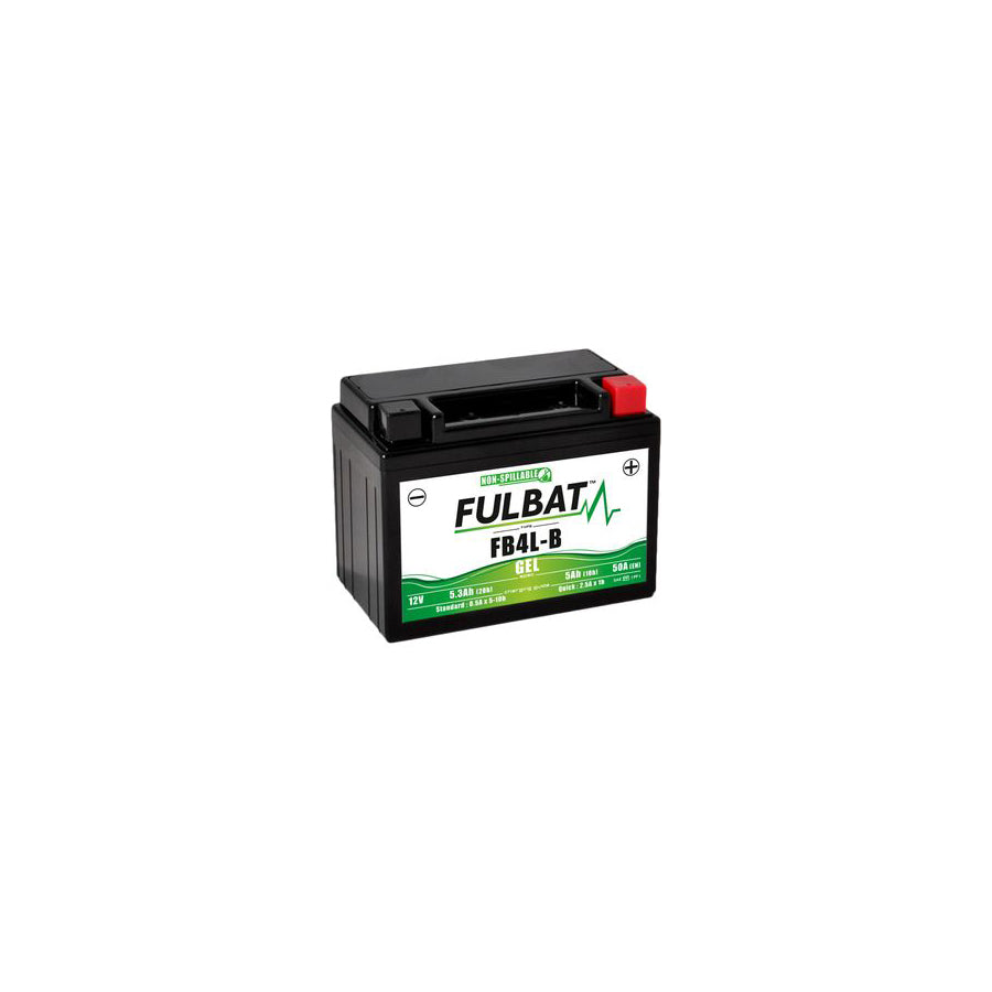 Fulbat FB4L-B GEL Motorcycle Battery YB4L-B