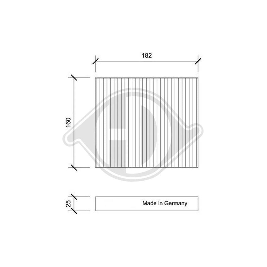 Diederichs Dci0206 Pollen Filter For Kia Soul I (Am) | Duco Car Parts UK Car Parts