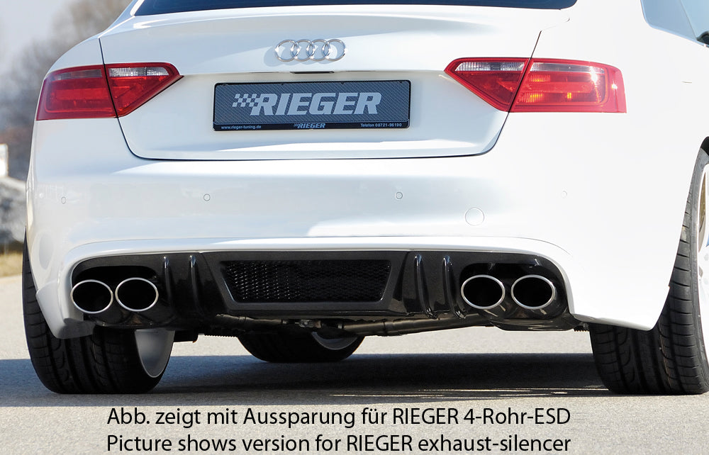 Rieger 00099065 Audi B8 B81 A5 Rear Diffuser