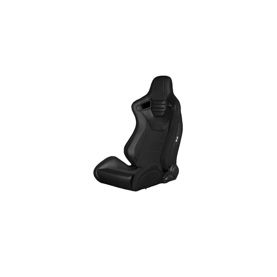 BRAUM Elite-S Series Black Leatherette Racing Seats - Pair