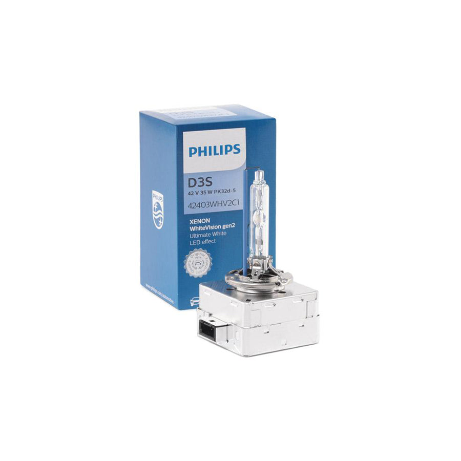 PHILIPS Xenon WhiteVision gen2 42403WHV2C1 Bulb, spotlight D3S (Gas Discharge Lamp) 42V 35W PK32d-5 5000K Xenon