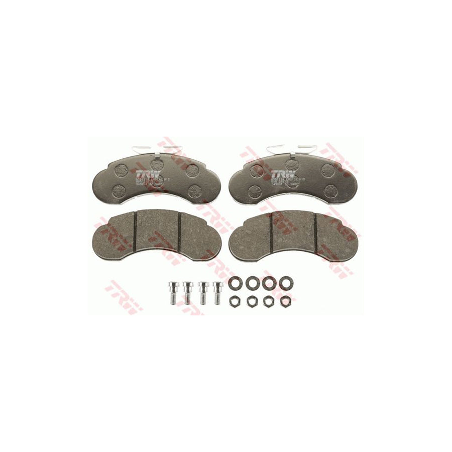TRW Gdb1114 Brake Pad Set Suitable For Mercedes Benz 100 Not Prepared For Wear Indicator With Brake Caliper Screws With Accessories